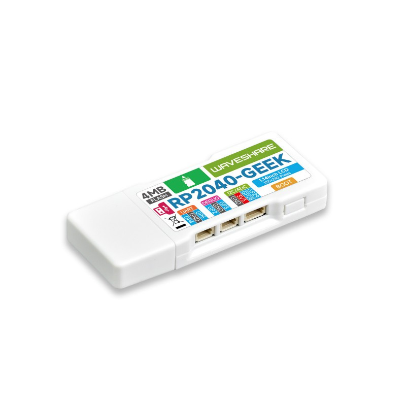 Płytka rozwojowa RP2040-GEEK - kolorowy wyświetlacz LCD 1,14'' - Waveshare 25394